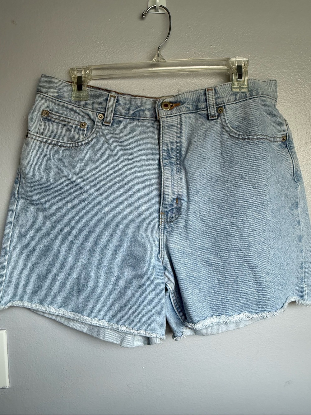 Vintage LONDONJEAN denim shorts-High Waisted Size 14 Vintage 100% Cotton